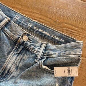 NWT Gap Kids - 90s Original Straight Light Wash Jeans